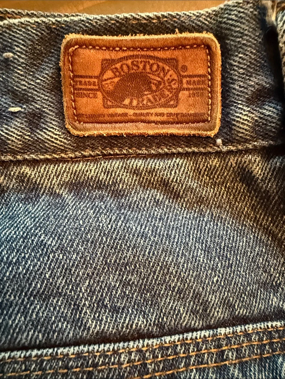 Boston Traders Vintage Carpenter Jeans with Red Plaid flannel Lining 38x30
